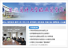 安徽医科大学临床医学院网站建设案例